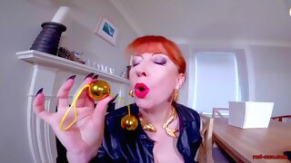 big tits Horny Big Tit Redhead Milf Masturbates With Her Toys hd mature